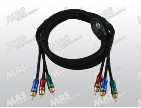 Kabel 3RCA 1,5m MRS-103 OCC HiFi 13mm z fitrem-