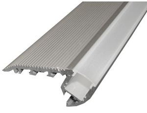 Profil LED schodowy C 1,2m srebrny klosz frosted