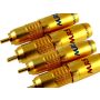 Wtyk RCA MRS-125 Gold 10mm Blister 4szt. - 3