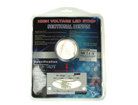 Taśma LED 2835 biały zimny  3m 230V 60/1m blister- - 2