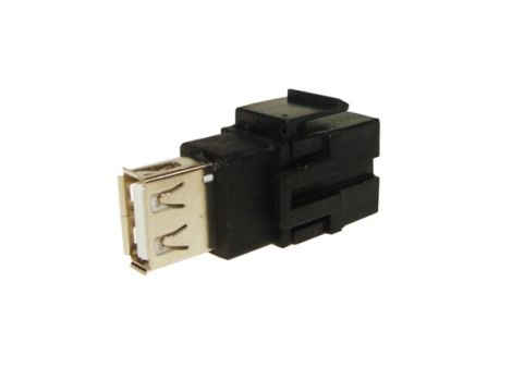 Adapter Keystone USB 2.0 A-A czarny