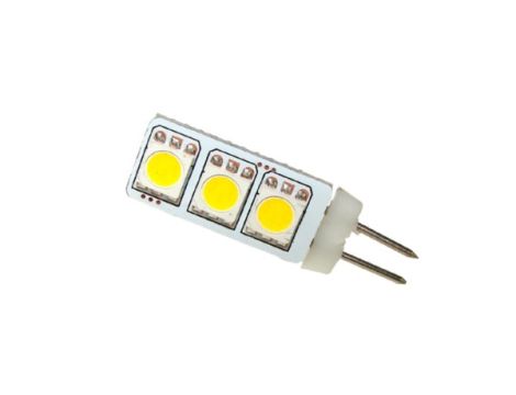 Żarówka G4  3LED SMD5050 0,6W 12V WW prostokąt