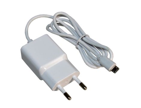 Ładowarka sieciowa micro USB Fast Charge 2.4A biał