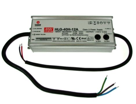 Zasilacz Mean Well  HLG-40H-12A  40W 12V IP65 -