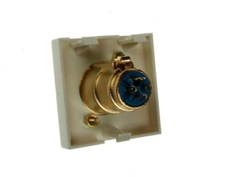 Adapter Mosaic 45x45 Gniazdo XLR GOLD - 2