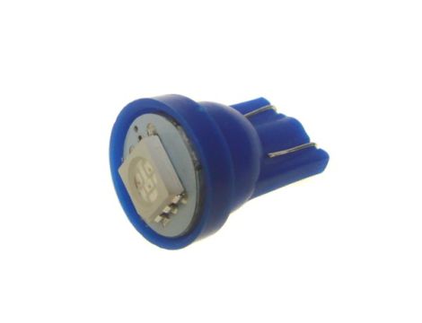 Żarówka T10/W5W 10mm  1*5050 12V niebieska