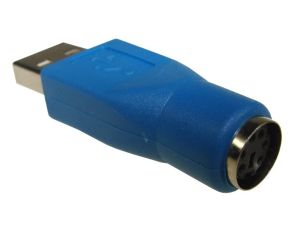 Adapter USB 2.0 wtyk A- gniazdo PS2