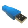 Adapter USB 2.0 wtyk A- gniazdo PS2 - 3