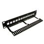 Patch panel 12-port UTP5e 1U 10" bez gniazd z orga - 3