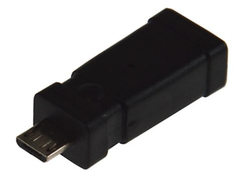 Adapter USB mini gniazdo -wtyk micro USB - 2