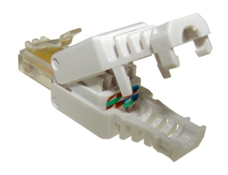 Wtyk modularny 8P8C RJ45 beznarzędziowy cat.5/5e - 2