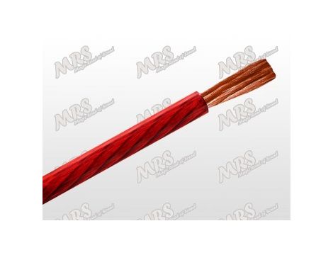 Przewód zasilający MRS 10 GA czerwony materiał Cu