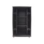 Szafa 19" stojąca 27U 600x1000 BETA RAL9004 szkło- - 4