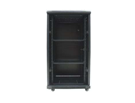 Szafa 19" stojąca 22U 600x800 BETA RAL9004 szkło- - 3