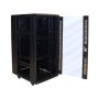 Szafa 19" stojąca 22U 600x800 BETA RAL9004 szkło- - 3