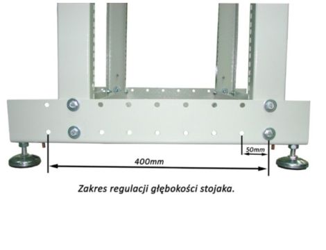 Stojak regulowany podwójny rack podwójny 45U - 2