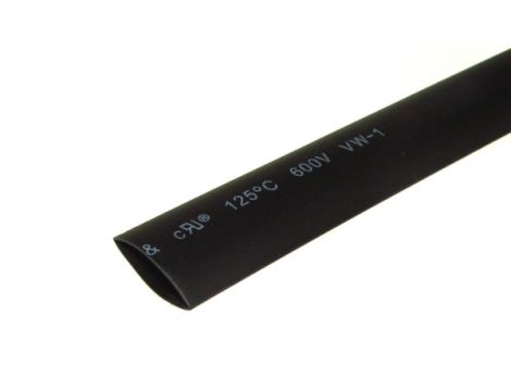 Rurki termokurczliwe 10,0/5,0mm-1m czarne