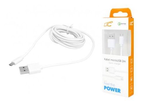 Kabel USB wtyk A- micro USB B 3,0m Fast Charge 2A - 2