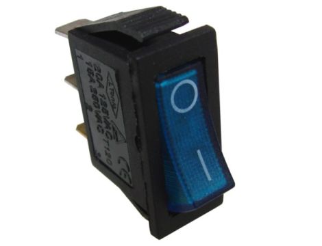 Przełącznik IXL101 2C 230V/15A niebieski