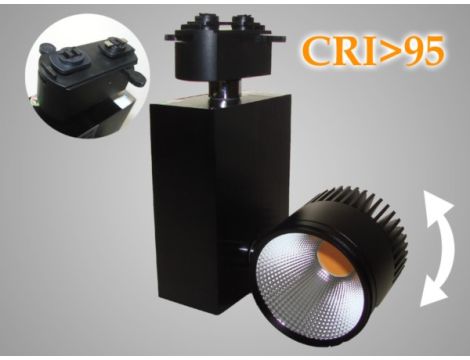 Projektor LED Cassidy szyna 1 faza 10W  WW  CRI>80