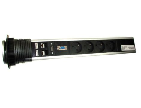 Power port COLUMN 4*Gn zasila HDMI,USB VGA RJ45*2 - 5