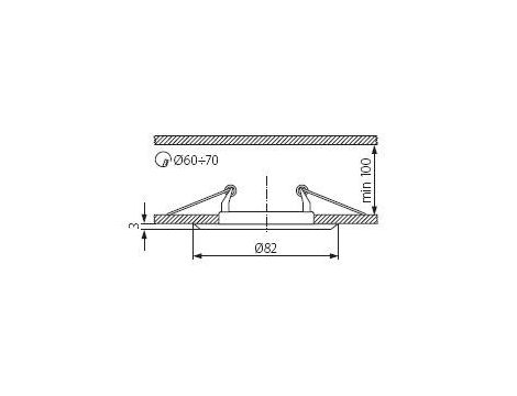 Oprawa sufitowa ARGUS CT-2114-C/M chrom mat  * - 2