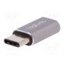 Adapter USB OTG: wtyk USB Type-C - gniazdo micro U - 2