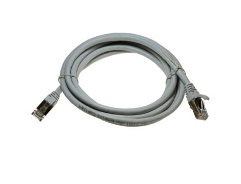 Kabel patchcord SFTP6A linka Cu 2,0m szary