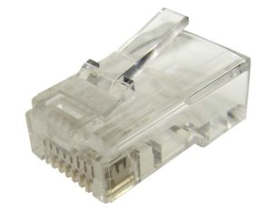 Wtyk modularny 8P8C RJ45 płaska linka