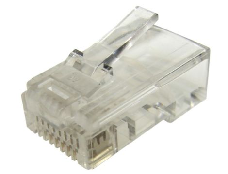 Wtyk modularny 8P8C RJ45 płaska linka