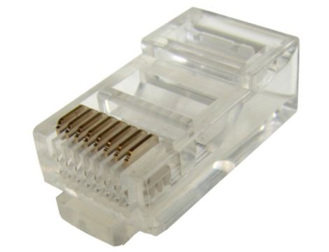 Wtyk modularny 8P8C RJ45 płaska linka - 2