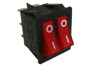 Przełącznik IXL2101 1C 220V/15A czerwony