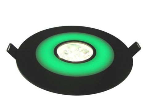 Downlight UANG green 3*1W biały dzienny,czarny