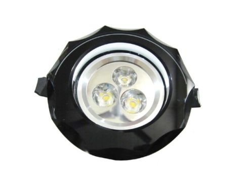 Downlight LED Power Finger Black 3*1W biały ciepły