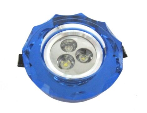 Downlight LED Power Finger Blue 3*1W biały ciepły