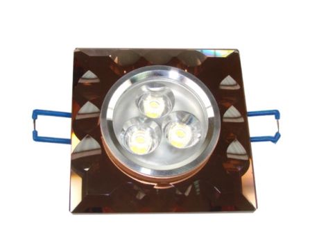 Downlight LED Power Kent Brown 3*1W biały dzienny