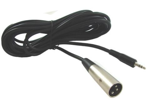 Kabel XLR wt.-wt.Jack 3,5 stereo 6m