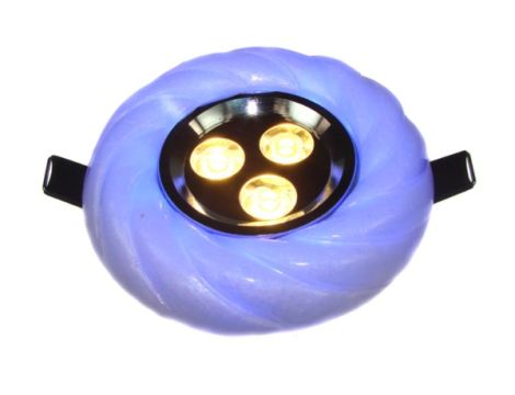 Downlight PALACE blue 3*1W biały ciepły - 2