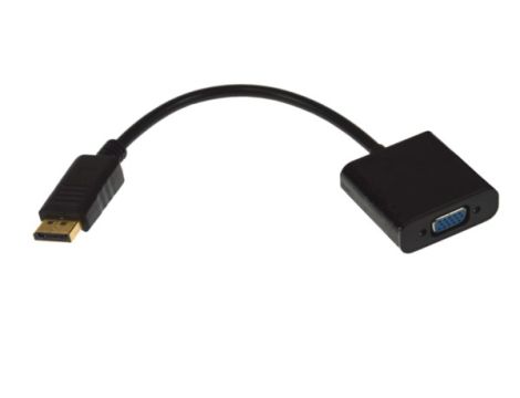 Adapter DisplayPort wt./gn.VGA z kablem