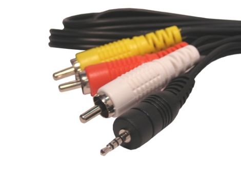 Kabel Jack2,5 4 polowy-3 wt.RCA 1,5m