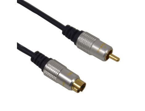 Kabel SVHS-1*RCA Digital 3,0m Blister -