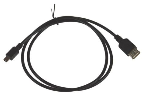 Kabel USB gniazdo A - wtyk mini USB B 1,0m - 2