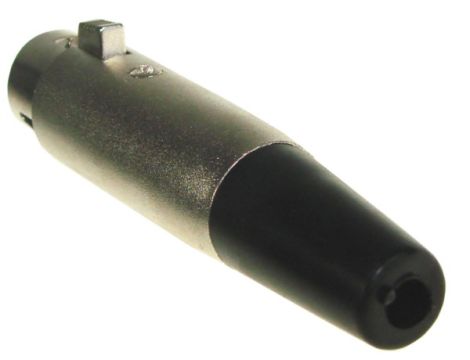 Gniazdo XLR 3p długie metal - 2