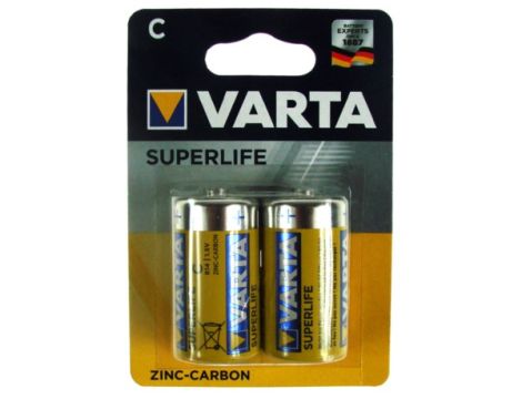 Bateria R14 VARTA SUPERLIFE 2szt./blister