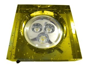 Downlight LED Power Delius Yellow 3*1W biały ciepł