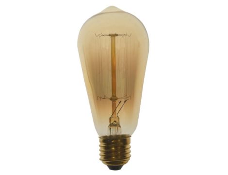 Żarówka węglowa Seleby ST58 60W E27  Squirrel Cage