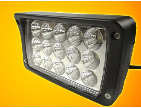 Reflektor led car prostokąt 15*3W IP68 12V-24V