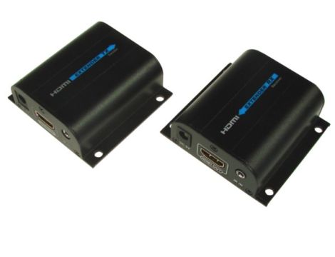 HDMI Extender 60m po skrętce 1xCat6 z IR - 2