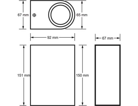 Oprawa elewacyjna Forti 2x GU10 srebrny - 3