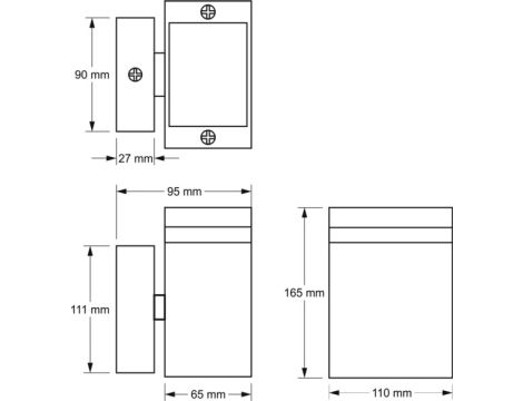 Oprawa elewacyjna Litek 1x GU10 czarny - 2